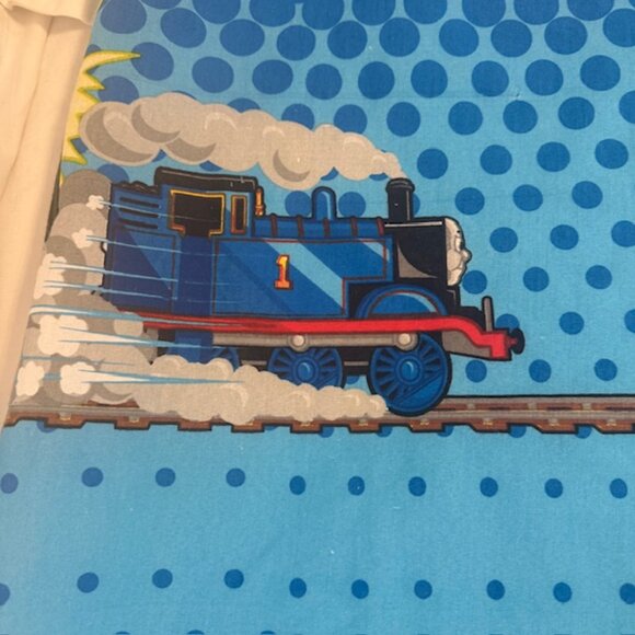 Thomas and Friends 2011 Flat Sheet Twin Size and Pillow Case Train Engine - Picture 6 of 9